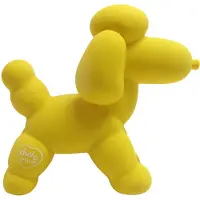 Duvo+ Latex-Ballon Pudel, 14 cm, gelb