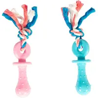 Duvo+ + + SCHUTZ. TPR-PASTEL-Schnuller+SEIL 18cm