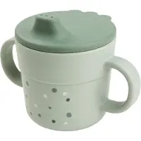 Done by Deer Foodie Schnabeltasse Happy Dots, Green