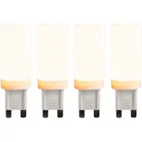 LUEDD Set mit 4 G9 3-stufig dimmbaren LED-Lampen 4,5 W 500 lm 2700 K