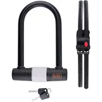 Black & Decker Rahmenschloss U-Form Ø14x25cm 1400g Schwarz