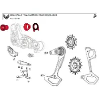 Sram Xxsl T-type Eagle Axs Stabilisatorbaugruppe