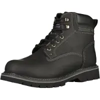 Dockers Herren Winterstiefeletten/ Schnürboots Schwarz geöltes Leder Größe: 41