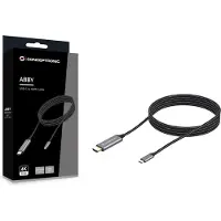Conceptronic USB-C zu HDMI-Kabel, Male to Male, 4K 60Hz, 2 m, USB Typ-C, HDMI, Männlich, Männlich, Gerade
