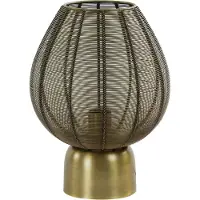 Present Time Light & Living - Tischleuchte SUNEKO - 25x25x34cm - Bronze