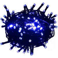 vidaXL LED-Lichterkette mit 150 LEDs Blau 15 m PVC