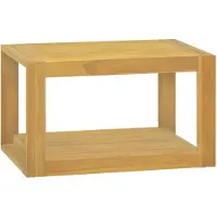 vidaXL Wand-Badschrank 60x45x35 cm Massivholz Teak