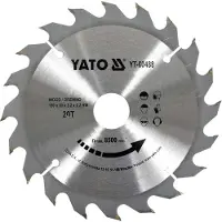 YATO YT-6063, Holz, 18,5 cm, 2 cm, Hartmetall-bestücktes Wolfram (TCT), 9000 RPM, 374 g