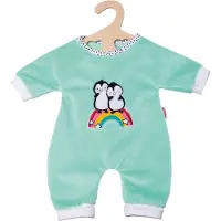 Heless puppen Strampler Penguin Junior Samt blau mt 35-45 cm
