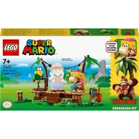 LEGO 71421 Super Mario Dixie Kongs Dschungel-Jam – Erweiterungsset mit Dixie Kong und Sqwaks der Papagei-Figuren, Spielzeug zum Kombinieren mit Starterset