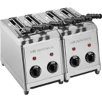 Milan Toast MILANTOAST-Toaster mit 4 Edelstahlzangen 220-240 V 50/60 Hz 2,68 kW