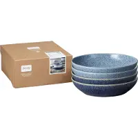 Denby Pastateller Studio Blue Cobalt Flint 22 cm (4er Set)