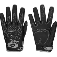 O'Neal Sniper Elite Schwarz Grau Motocross Handschuhe Größe M