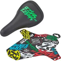 Reverse Shovel & Shred Sattel - Schwarz/Neongrün