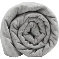 Yumeko Laken Flanell 200x260 Grau - Eco, Bio & Fairtrade