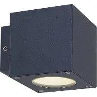LUCANDE LED Aussenwandleuchte JARNO , schwarz, Aluminium, Modern, LED Wandleuchte außen