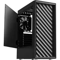 Zalman T7, Midi Tower, PC, Schwarz, ATX, micro ATX, Mini-ATX, Kunststoff, Stahl, Heimbüro