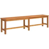 vidaXL Gartenbank 180x35x45 cm Massivholz Akazie