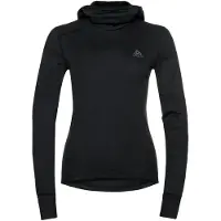 Odlo Unterhemd Bl Top Facemask L/S Active Warm Eco Damen Black-XS
