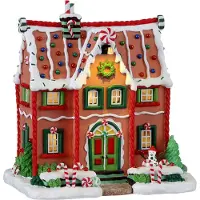 Lemax Pfefferminzhaus batteriebetrieben (4,5V) Weihnachten (mix)