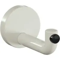 Hewi 477 Wandhaken 477.90.03599 100mm, Türpuffer schwarz, reinweiß