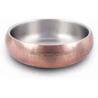 Wolters Diner Steel Hundenapf 0,75 l Kupfer gehämmert 1 St