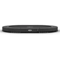 Berg Bodentrampolin Grand Champion InGround 350 350x250 cm Stahlrahmen Grau