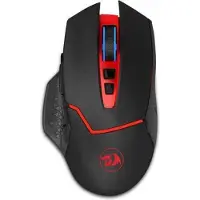 General M690, Beidhändig, Optisch, RF Wireless, 4800 DPI, Schwarz, Rot
