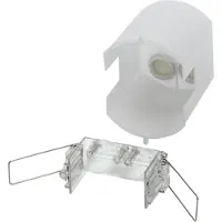 ESYLUX EP10425929, Oberflächenmontiert, Weiß, Polypropylen (PP), 63 mm, 63 mm, 46 g
