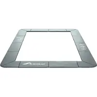 Akrobat Rechteckige Trampoline Randabdeckung Flat to the Ground Primus 330x250 cm Anthrazit