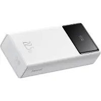 Baseus Star-Lord, 30000 mAh, 22,5 W, Weiß