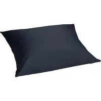 Yumeko Kissenbezug Baumwollsatin 50x60 Blau - Eco, Bio & Fairtrade