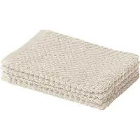Yumeko Waschlappen Baumwolle 15x22 Beige - Eco, Bio & Fairtrade