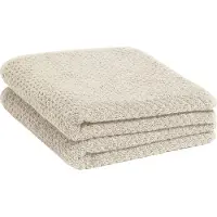 Yumeko Handtuch Baumwolle 50x100 Beige - Eco, Bio & Fairtrade