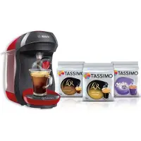 Bosch TASSIMO HAPPY, 1400 W, Rot
