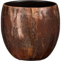 Mica Decorations Mica Roel Blumentopf Roel rost Terracotta Ø 20 x 20 cm GLO692371362