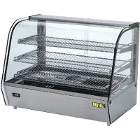 Buffalo Warmhaltevitrine Tischmodell 687x670x568mm mit 3 Roste und 160 Liter