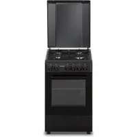 Oceanic Stand-Gasherd OCEACG50GW mit 4 Gasbrennern und 45-Liter-Gasbackofen, weiß, A+