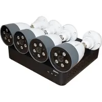 Xsarius XSR-4 Sicherheitskamera Set 4 POE Smart AI IP Kamera - 4MP Full HD 1080p