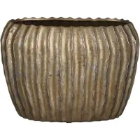 Mica Decorations Flowerpot 1133955, ceramics, Ø 28 cm, brown