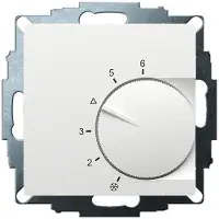 Eberle Controls 191873154202 UP-Raumregler, RAL9016 matt 55x55, 5-30C, AC 230V, 1Wechsler, 10A/5A UTE 1031-RAL9016-M-55