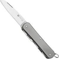 FOX Vulpis FX-VP130-3TI, M390, Sandblasted Titanium, Taschenmesser