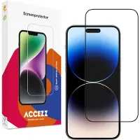 Accezz Full Cover Screen Protector aus gehärtetem Glas für das Apple iPhone 15 Pro