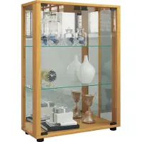 Hioshop Sammel Stand Vitrine Holz Glas Sintalo Spiegel