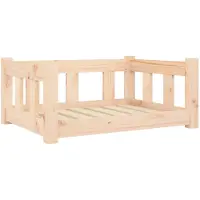 vidaXL Hundebett 65,5x50,5x28 cm Massivholz Kiefer
