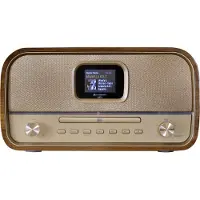 Soundmaster DAB970BR Nostalgie Musikcenter mit DAB+, CD, Bluetooth, Farbdisplay