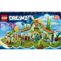 LEGO 71459 DREAMZzz Stall der Traumwesen, Fantasy-Bauernhof-Spielzeug mit Hirschfigur, die auf 2 Arten gebaut werden kann und 4 TV-Show-Minifiguren, Set mit Fabelwesen für Kinder, Mädchen und Jungen
