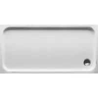 Duravit D-Code Duschwanne, 1500x750mm, Rechteckig, Einbauversion, 720099000000001, Farbe: weiß mit Antislip