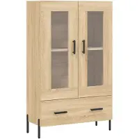 vidaXL Highboard Sonoma-Eiche 69,5x31x115 cm Holzwerkstoff