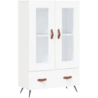vidaXL Highboard Weiß 69,5x31x115 cm Holzwerkstoff